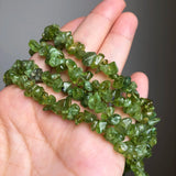 3-5mm Peridot Freeform Gravel Stone Beads 16''