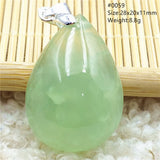 Green Prehnite Beads Pendant Crystal Water Drop Prehnite Necklace