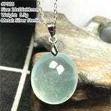 Green Prehnite Pendant Necklace for Women Man