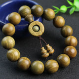 Green Sandalwood Bracelet Buddhist Beads Rosary