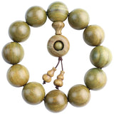Green Sandalwood Bracelet Buddhist Beads Rosary