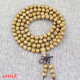 Green Sandalwood 108 Rosary Bracelet Men's Women's Jewelry