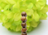 Green Sandalwood Prayer Malas Wooden Beaded Bracelets 108 Malas Bracelet