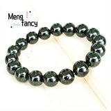 Green Sandstone Bracelet Charms Couple Bangle Fine Jewelry