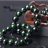 Green Sandstone Bracelet Charms Couple Bangle Fine Jewelry