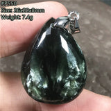 Natural Green Seraphinite Pendant Jewelry For Healing
