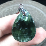 Natural Green Seraphinite Pendant Jewelry AAAAA