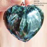 Green Seraphinite Pendant Necklace 925 Silver