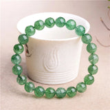 Green Strawberry Quartz Bracelet Crystal Beads Strands 7-14mm