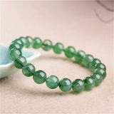 Green Strawberry Quartz Bracelet Crystal Beads Strands 7-14mm