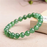 Green Strawberry Quartz Bracelet Crystal Beads Strands 7-14mm