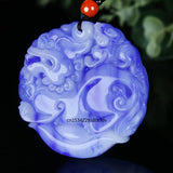 Green Jade Dragon Pixiu Pendant Necklace Charm Jewellery