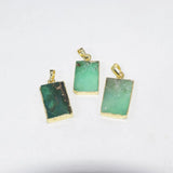 Green Chrysoprase Stone Necklace for Women DIY Jewelry