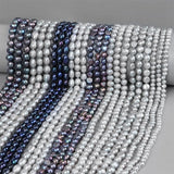 Natural Grey Freshwater Baroque Pearls Beads for Jewelry Making