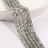 Labradorite Rondelle Stone Beads 15''
