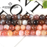 Grey Red Agates Persian Carnelian Round Beads for Jewelry Making