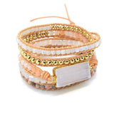 Bohemia 5X Wrap Bracelet Women Jewelry