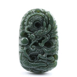 HETIAN Jade Pendant Dragon Necklace Men's Jade Jewerly
