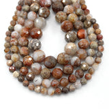 Natural Blood Agate Round Beads Strand for Jewelry Making