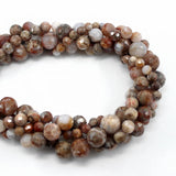 Natural Blood Agate Round Beads Strand for Jewelry Making