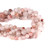 Red Crystal Quartz Faceted Beads 6/8/10/12MM Strand