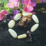 Natural He tian Jade Rough stone Jade Bracelet Jewelry