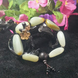 Natural He tian Jade Rough stone Jade Bracelet Jewelry