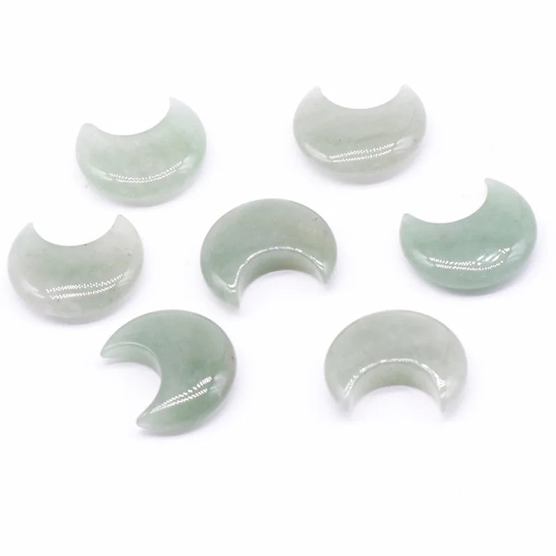 Natural Healing 30mm Moon Stone Quartz Crystal Tumbled Gemstone