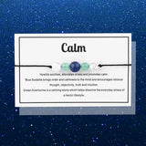 Healing Crystal Beads Bracelet with Card Men Women Anxiety Relief