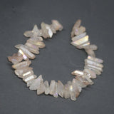 Natural Healing Crystal Quartz Beads Top Drilled Choker Point Pendant