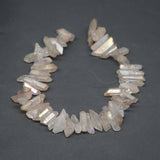 Natural Healing Crystal Quartz Beads Top Drilled Choker Point Pendant