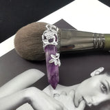 Crystal Quartz Stone Pendulum Reiki Pendants Necklace