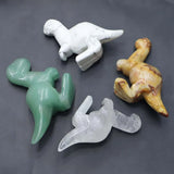 Fluorite Dinosaur Figurine Gemstone Ornament Home Decor Gift