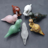 Fluorite Dinosaur Figurine Gemstone Ornament Home Decor Gift
