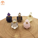 Crystal Quartz Perfume Pendant for Necklace DIY