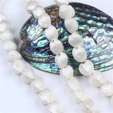 Heart Shape Sea Shell Pearl Strand for Jewelry Making