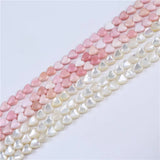 Heart Shape Sea Shell Pearl Strand for Jewelry Making