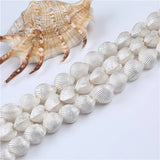 Heart Shape Sea Shell Pearl Strand for Jewelry Making