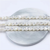 Heart Shape Sea Shell Pearl Strand for Jewelry Making