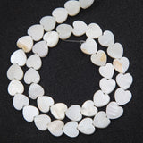 Natural Heart Shell Beads Freshwater Mother of Pearl Beads
