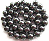Natural Hematite Round Ball Beads 16'' 9Colors