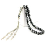 Natural Hematite Bead Tasbih 33/66/99 Bead Islamic Bracelet