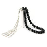 Natural Hematite Bead Tasbih 33/66/99 Bead Islamic Bracelet