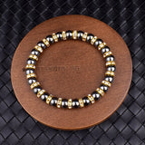 Natural Hematite Beads Bracelets Men Women Health Protection Jewelry