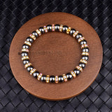Natural Hematite Beads Bracelets Men Women Health Protection Jewelry