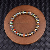 Natural Hematite Beads Bracelets Men Women Health Protection Jewelry