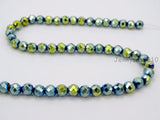 Faceted Natural Hematite Round Beads 15.5'' 5 Strands/Pack