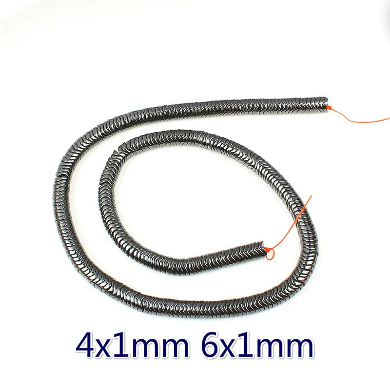 Hematite Magnet Beads Vacuum Plating Wavy Hematite DIY Bracelet Necklace