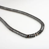 Hematite Magnet Beads Vacuum Plating Wavy Hematite DIY Bracelet Necklace