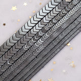 Natural Hematite Stone Beads Arrow Hematite Spacer Beads for Jewelry Making